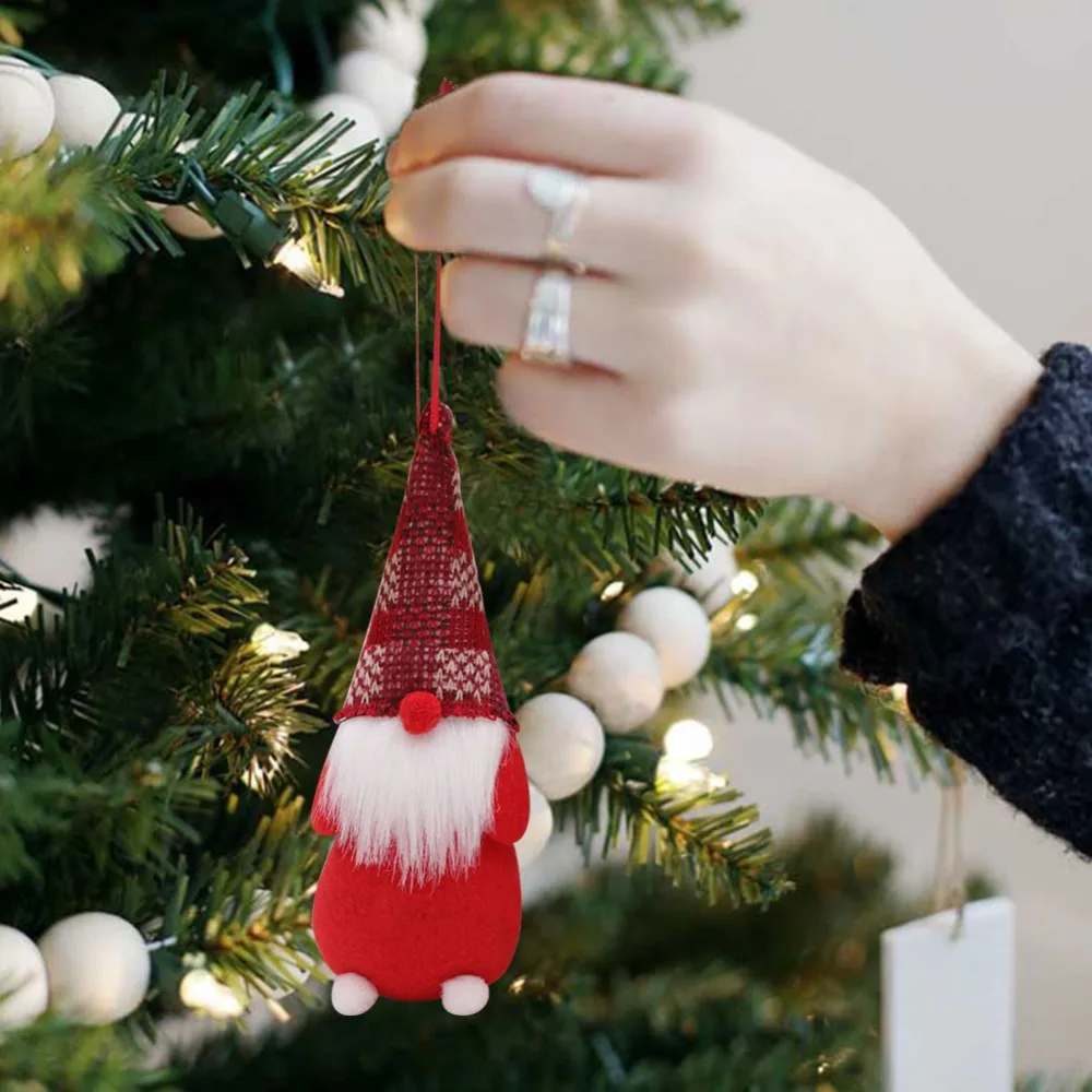 OurWarm 3 шт Navidad Gnome Санта подвеска эльф Рождественская елка украшения для вечеринки
