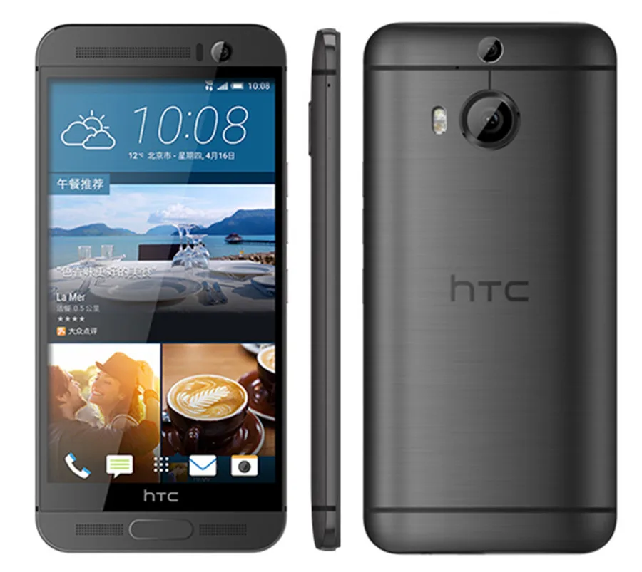 Разблокированный htc One M9 Plus, 5,2 дюймов, Восьмиядерный, 32 Гб ПЗУ, 3 ГБ ОЗУ, 2,2 МП, LTE, 2560 ГГц, 1440 x, сенсорный экран для телефона