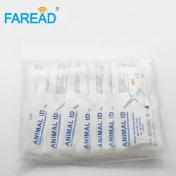 X10pcs микрочип для домашних животных 1,25*7 мм ID имплантатов RFID бирка для животных 134,2 кГц ISO11784/5 FDX-B чип для маленького питомца черепаха arowana мышь