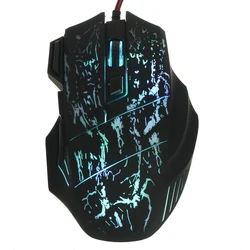 

NEW !! Optical 6 Buttons USB Wired Gaming Mouse 5500DPI Adjustable Game Mice For PC Computer Laptop With Breathing Light