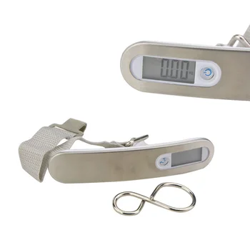 

1 Piece Stainless Steel Electronic Portable Hand Luggage Scale For Baggage Parcel Weighing