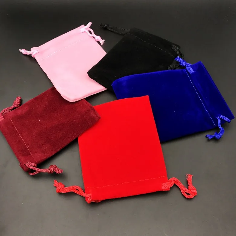 7 x 9 cm Fashion Jewelry Pouches Bags Velvet Drawstring wholesale | Украшения и аксессуары