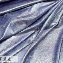 Блестящая флуоресцентная ткань лазерная эластичная трикотажная цветная блестящая ткань для сцены свадьбы декоративная ткань для шитья латинских танцев tissu 150 см* 50 см