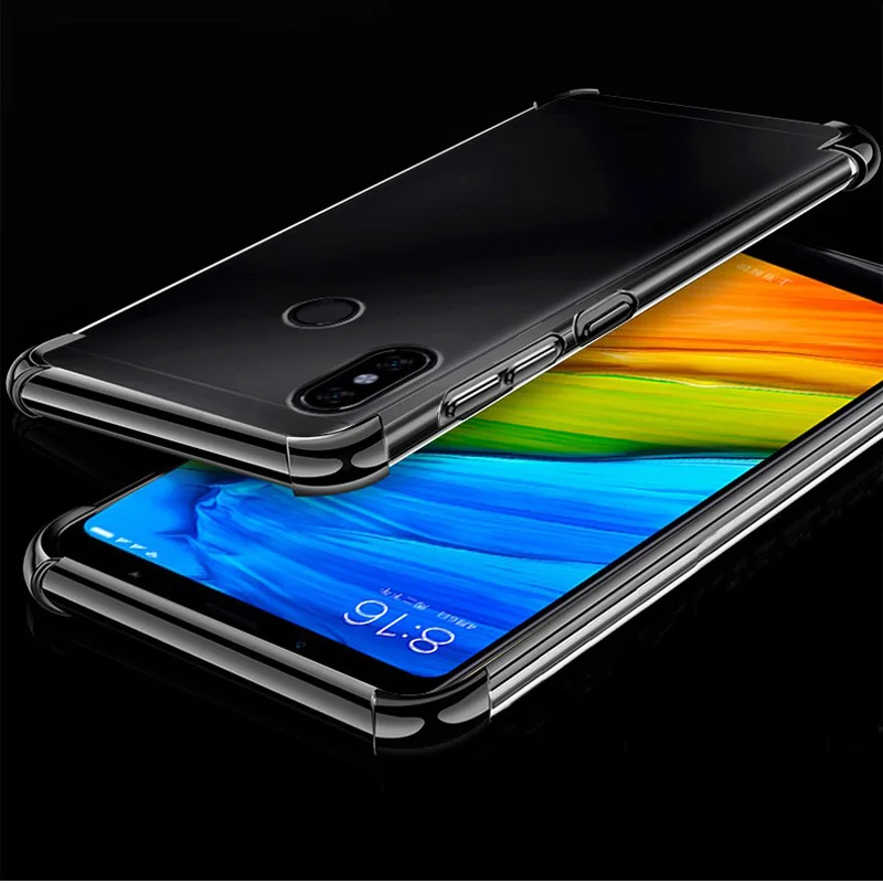 Мягкий чехол из ТПУ для Xiaomi Redmi Note 5, ультра тонкий прозрачный чехол с блестящим покрытием Redmi Note 5 Note5, смешанный силиконовый чехол
