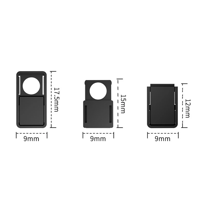 3Pcs Plastic WebCam Shutter Cover Web Camera Secure Protect Privacy for Desktop Laptop Phone Plastic Cameras Protection Tape