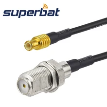 Supetbat UMTS антенный гибкий кабель F-type гнездо для MCX прямой штекер RG174 для широкополосного маршрутизатора Ericsson W30 W35