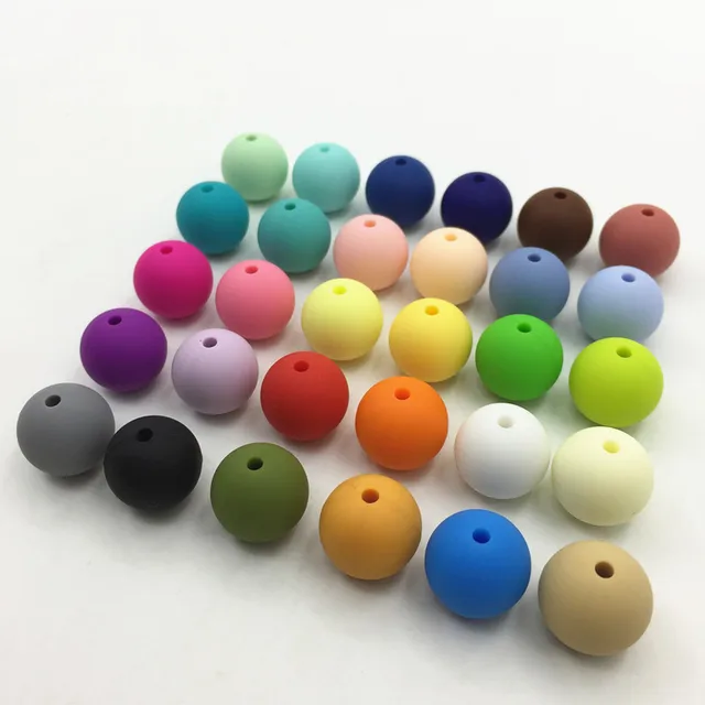 Buy NEW! DIY 500PCS/lot Silicone Beads Necklace Supply