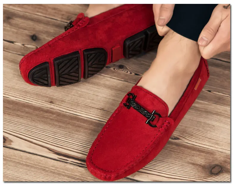 GLAZOV Brand Spring Summer Hot Sell Moccasins Men Loafers High Quality Genuine Leather Shoes Men Flats Lightweight Driving Shoes