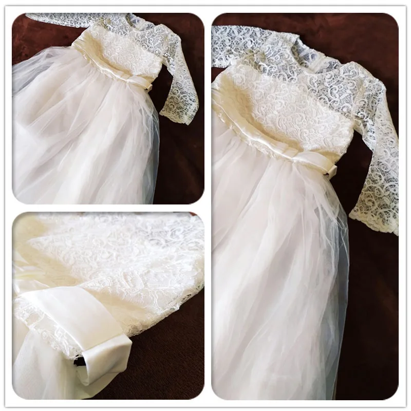 Long Formal Bridesmaid Teens Girls Dress Lace Children Costume Princess Party Flower Kids Clothes Wedding Evening 10 12 Vestidos girls dress princess costume kids clothes women evening dress
