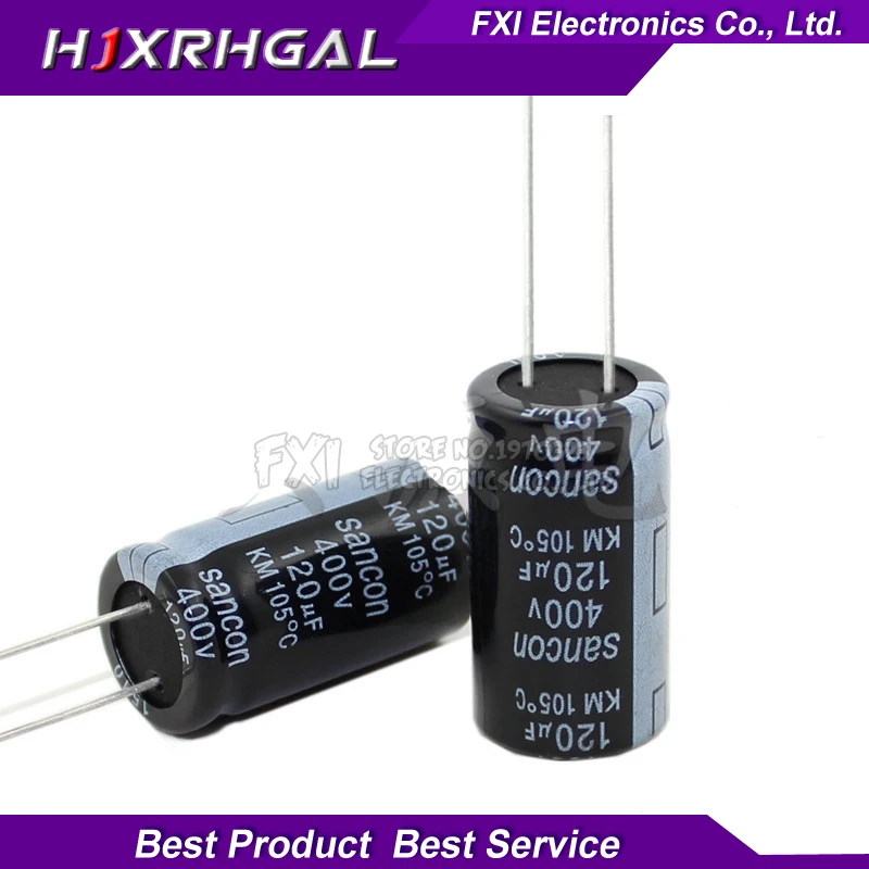 

5PCS 400v120uf 18X31 400v 120uf 18*31 Electrolytic capa Electrolytic capacitor