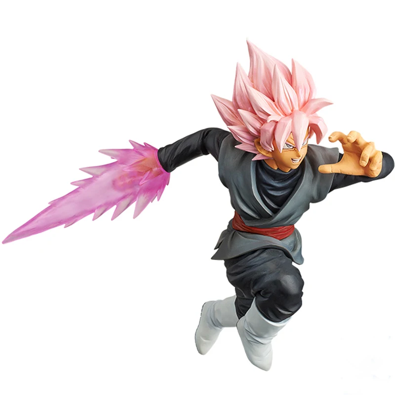 

Dragon Ball Super Figure soul X soul Super Saiyan Pink Hair Son Goku Black PVC Figures Toys 20CM