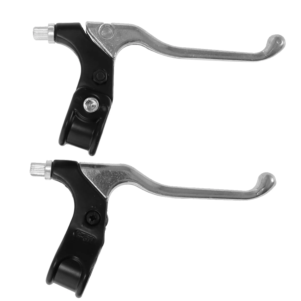 1 Pair Aluminum Alloy Bike Brake Levers Handbrakes V-Brake MTB Road Fixed Gear Bicycle 22mm Handlebar Bike Accessories 