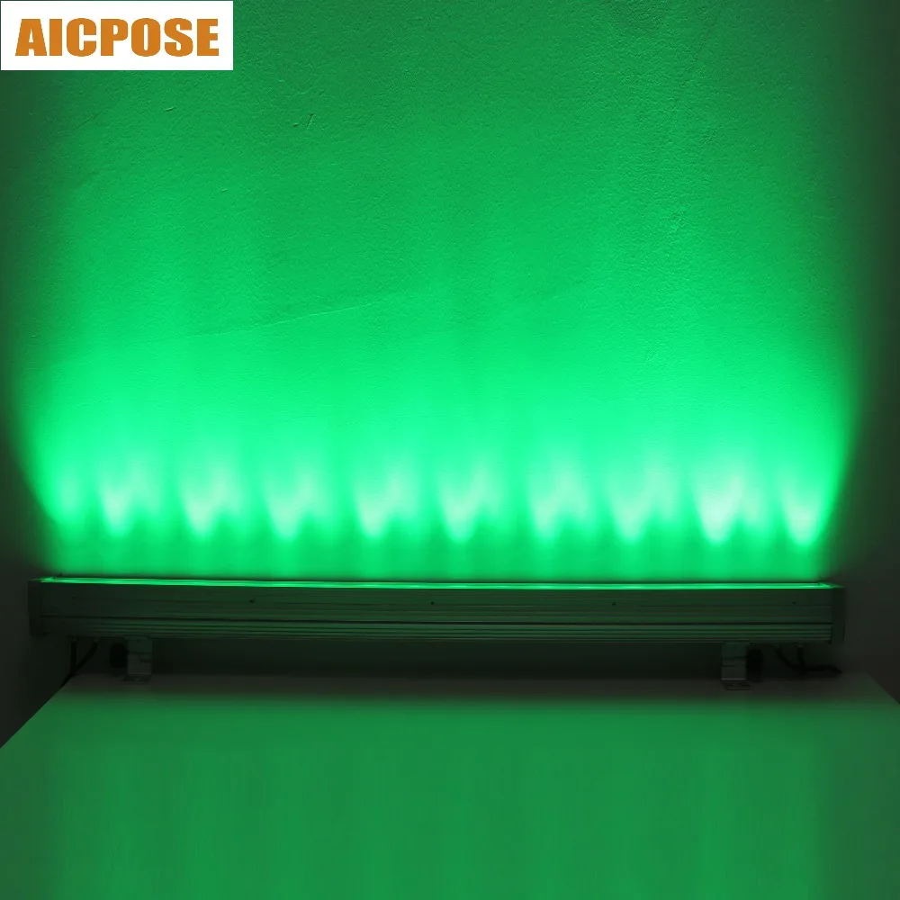 Barra de Luz Levou ao ar Show de Luz do Estágio Luz de Inundação Ip65 à Prova d' Água 18x12 w Rgbw 4in1 Led da Arruela da Parede Dmx512 Lavar Waller Livre Bar dj 12 IP65 à prova d' água 18x12 w