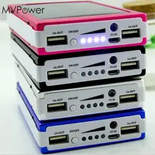 MVpower Dual USB LED PCBA Circuit Board Solar Power Panel Home DIY Solar Panel Bank 18650 Battery DIY Home Portable Charger