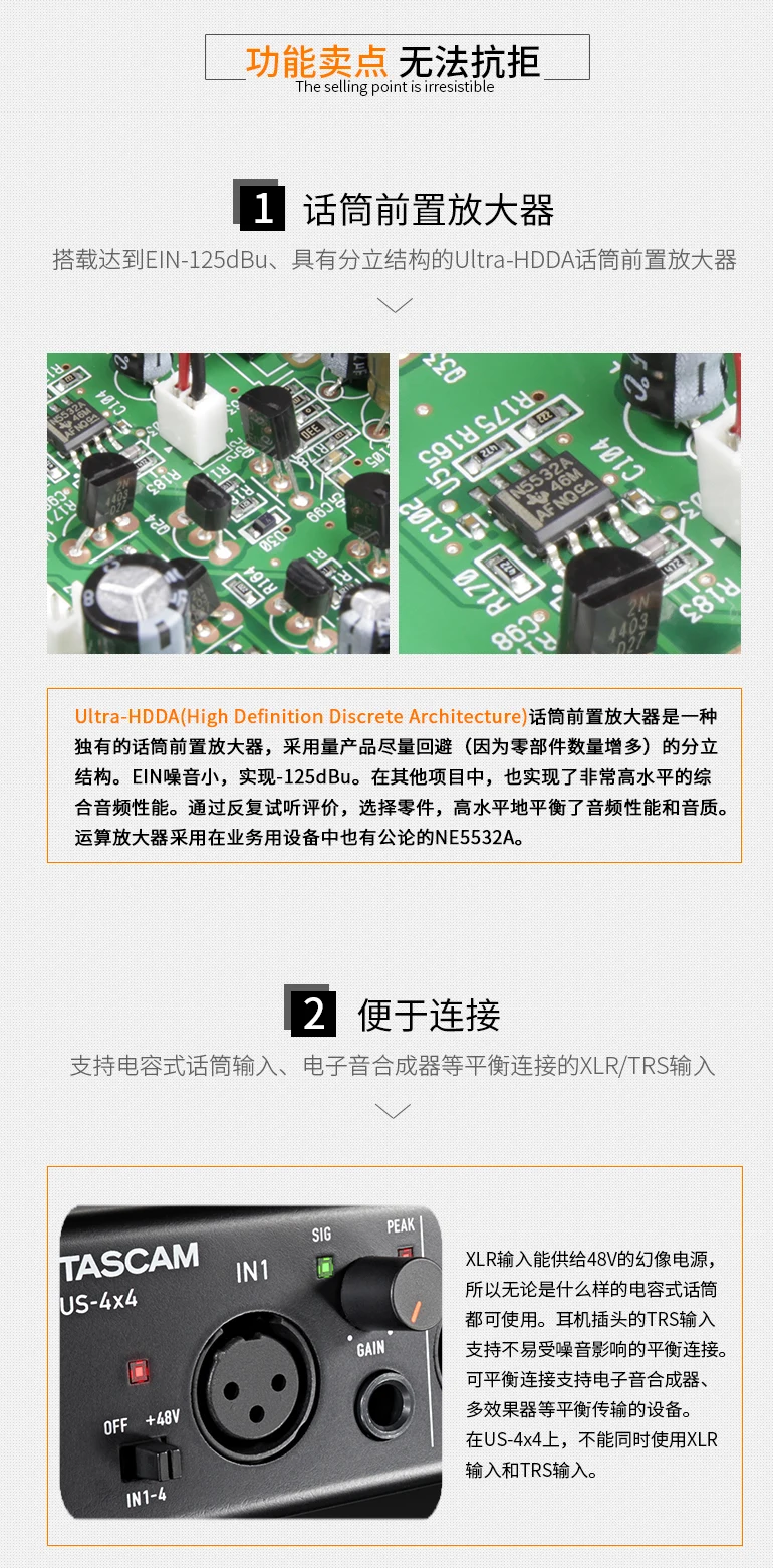 Tascam US-4x4 US4x4 4-канальный USB аудио миди интерфейс компьютерной аудио-интерфейс звуковая карта Профессиональный фон для фотостудии