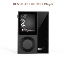 Bluetooth HIFI MP3 плеер BENJIE T6 1," TFT экран Полный цинковый сплав без потерь HiFi MP3 музыкальный плеер поддержка DSD/Bluetooth/AUX