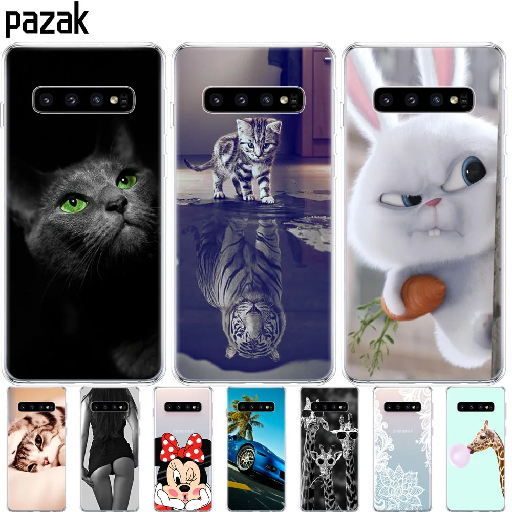 

For Samsung Galaxy S10 Case S10Plus Case Silicone TPU Cover Phone S10 E Case On For Samsung S10 Plus G975F S 10 SM-G973F Case