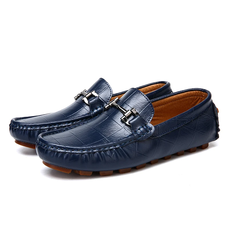 Vosonca/Мужская обувь; лоферы из натуральной кожи; мужская повседневная обувь высокого качества; Мужская обувь без застежки на плоской подошве; обувь для вождения