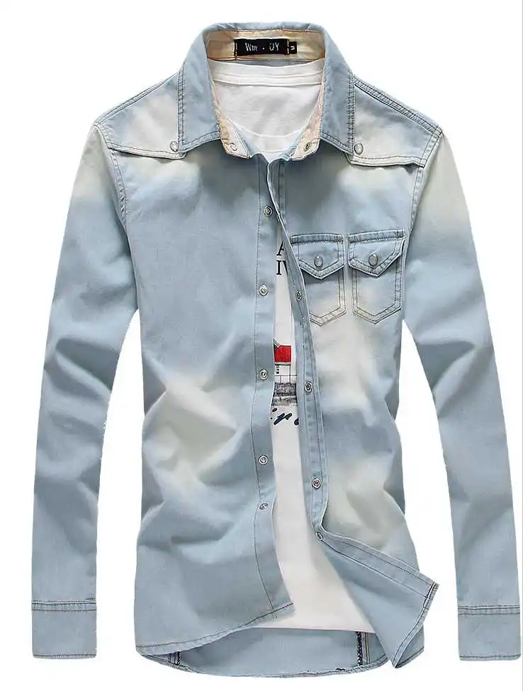men's fashion denim shirts 4