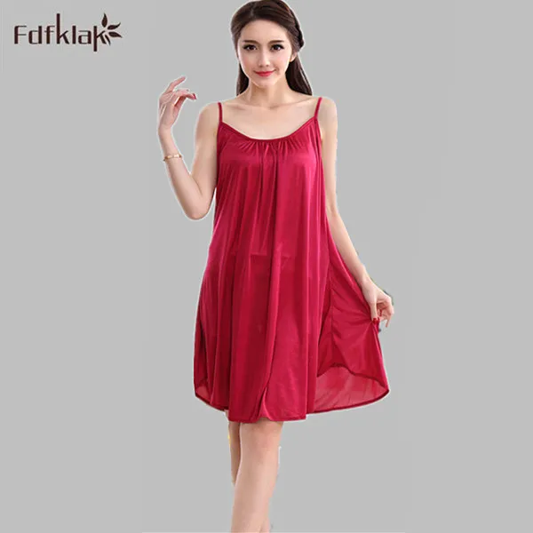 women's satin night dress