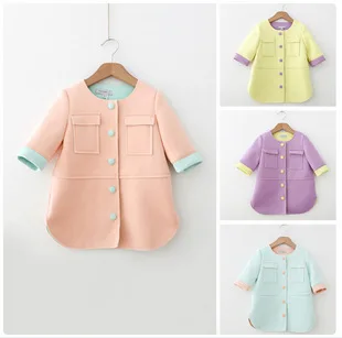 

2016 Spring fashion Girl Jackets & Coats trench winter children clothing outerwear casual dress jacket children girls 3-8Y