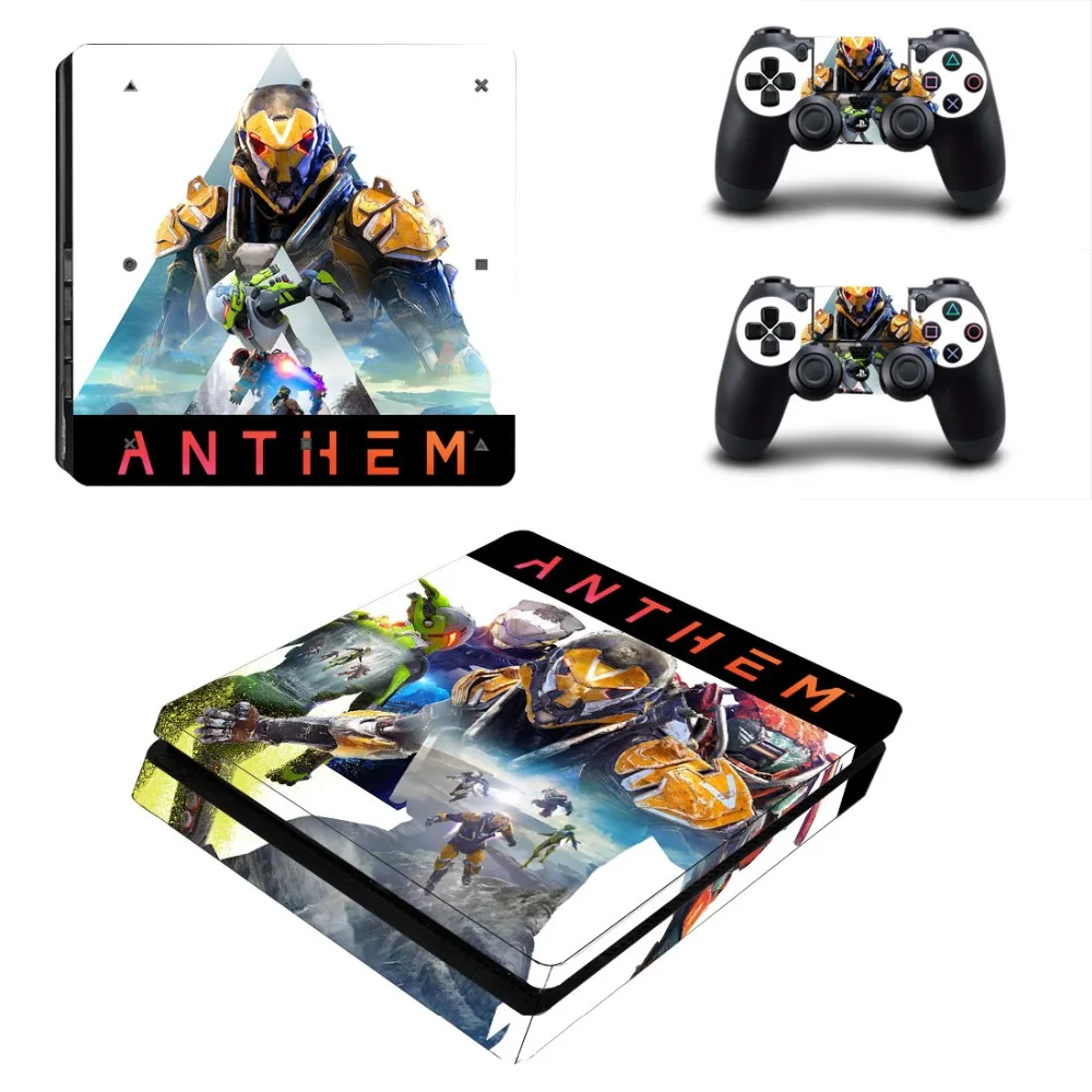 Наклейка s Anthem Skin PS4 тонкая наклейка для sony Play Station 4 Slim консоль и контроллер Dualshock