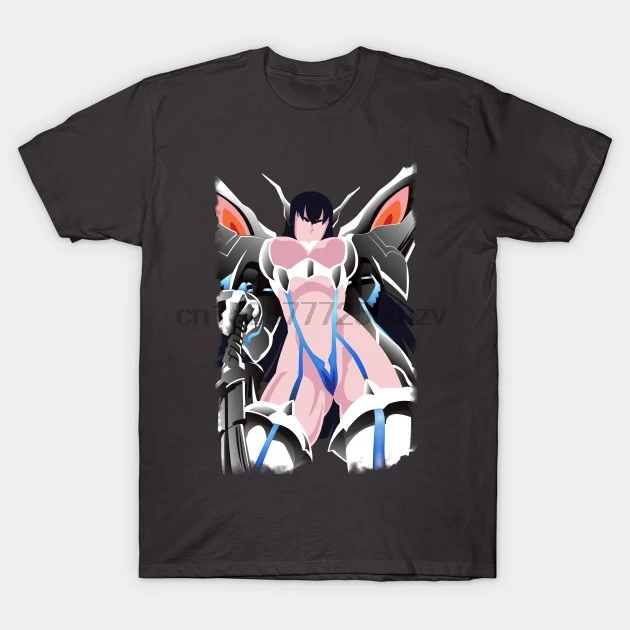Мужская футболка с коротким рукавом Сатсуки манга Япония Аниме Kill La Satsuki Junketsu