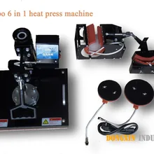6в1 термопресс машина для кружки, шляпы, плиты DX-0601 теплопередачи печатная машина