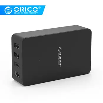 

ORICO USB Charger Universal 4 Ports Travel Desktop Adapter Phone Chargers for iPhone7 Samsung galaxy S8 Power Bank