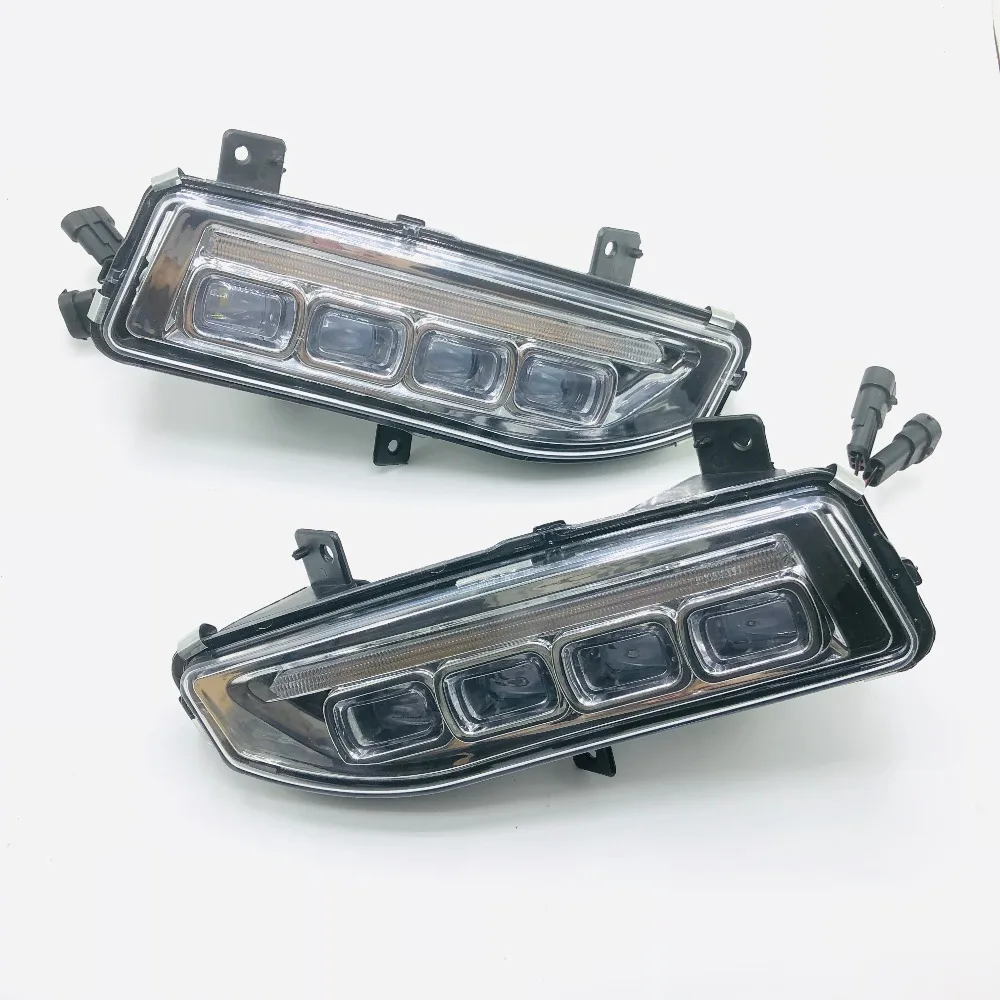 one set Turn Signal style 12V LED CAR DRL Daytime running lights with fog lamp hole for Nissan X-trail X trail Xtrail 2017 2018 one set Turn Signal style 12V LED CAR DRL Daytime running lights with fog lamp hole for Nissan X-trail X trail Xtrail 2017 2018