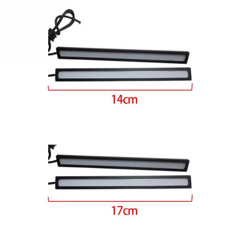 2 шт. DC12V Противотуманные фары Дневные Фары Лампы COB14/17 Автомобильный светодиодный источник света, набор, 2 шт. Авто дневные ходовые противотуманные лампы