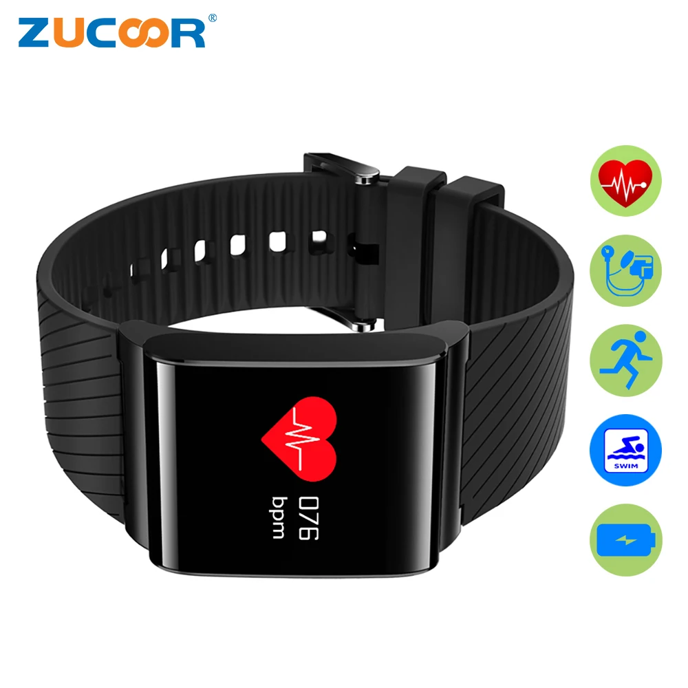 ZUCOOR Smart Bracelet Blood Pressure Tonometers RB54 Fitness Heart Rate