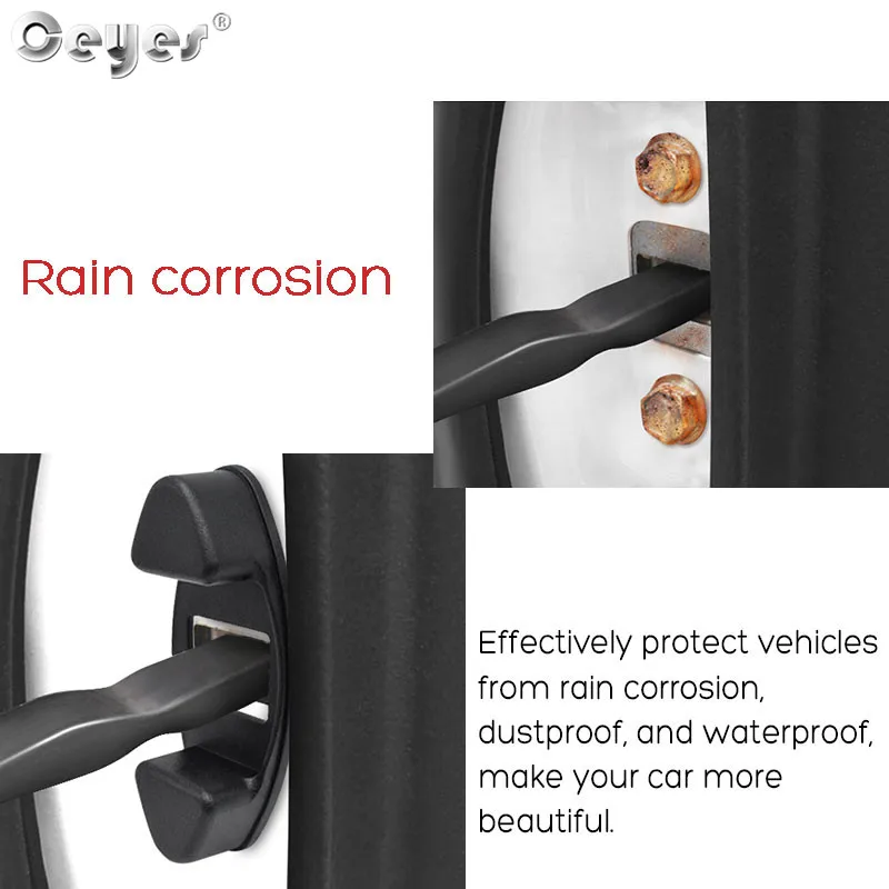 Double convex door limited stopper cover for TOYOTA (5)