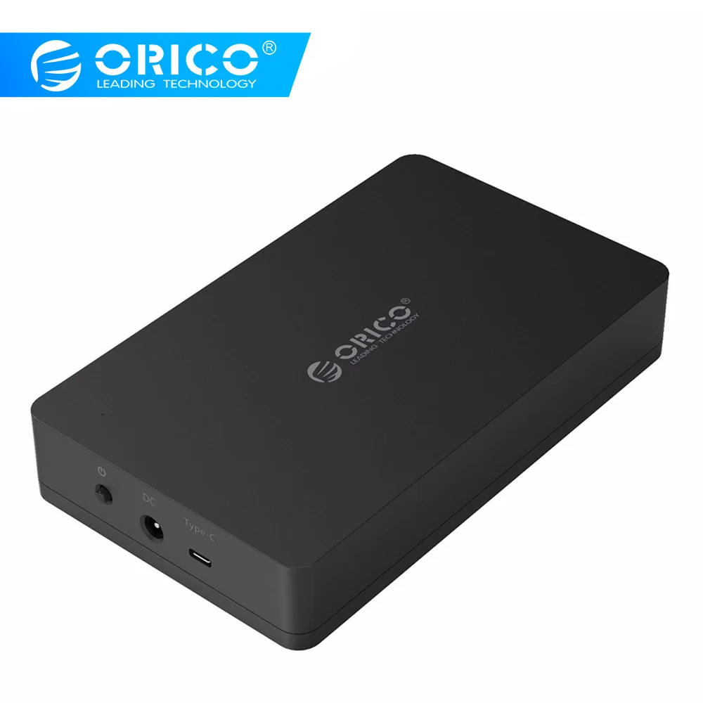  Carcasa de disco duro ORICO 35 pulgadas tipo C HDD SATA externo USB3.1 para 35 