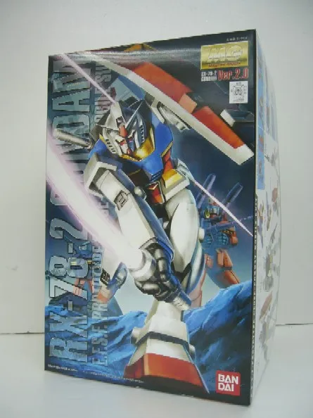 

Free shipping Bandai Gundam MG 1/100 RX-78-2 ver 2.0