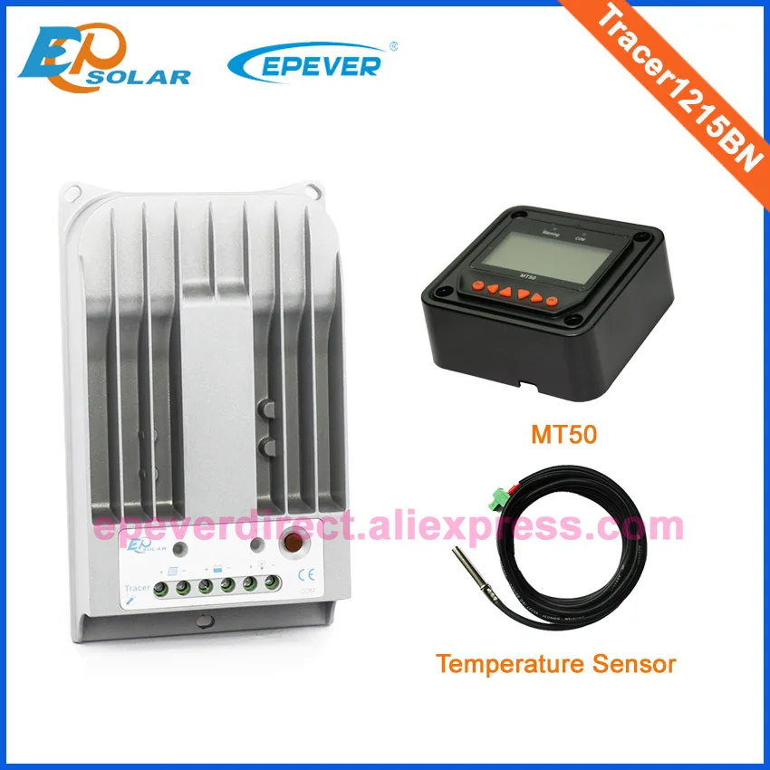 

10amp 10A Regulator solar panels Battery Charge Controller for home use with MT50 and temperature sensor