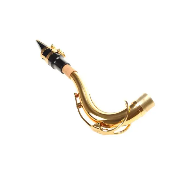 professional level saxophone tenor neck gold plated saxophone neck saxophone neck could