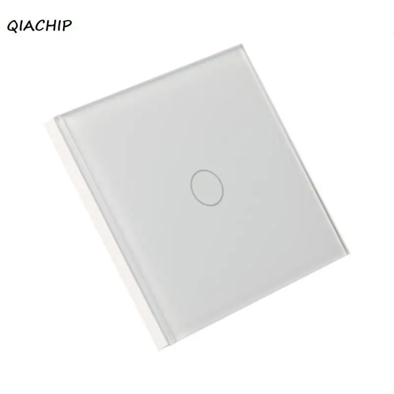 

QIACHIP WiFi Smart Home Touch Switch EU Plug Work With Amazon Alexa Timing Function Voice Remote Control Light Wall Switch H4