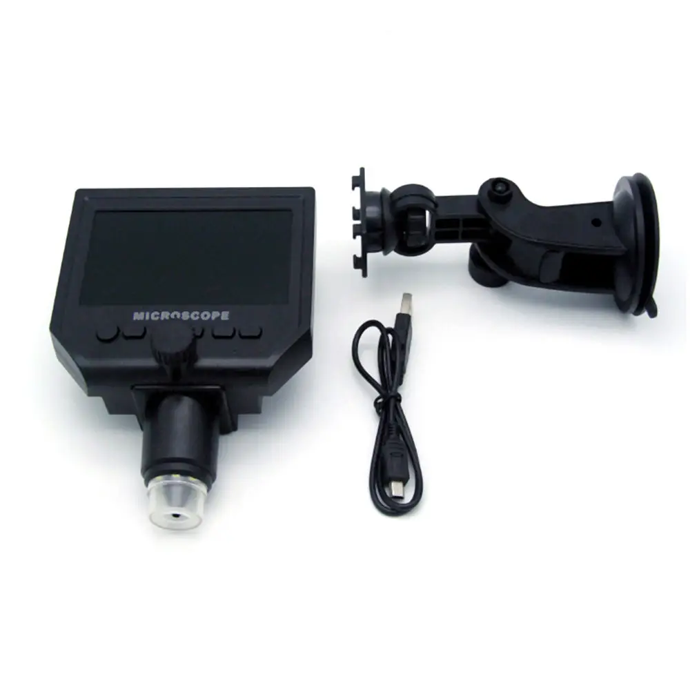 Boblov HD 3.6mp CCD 600X USB электронный микроскоп ЖК цифровой видео Камера 4.3 &quotLED свет