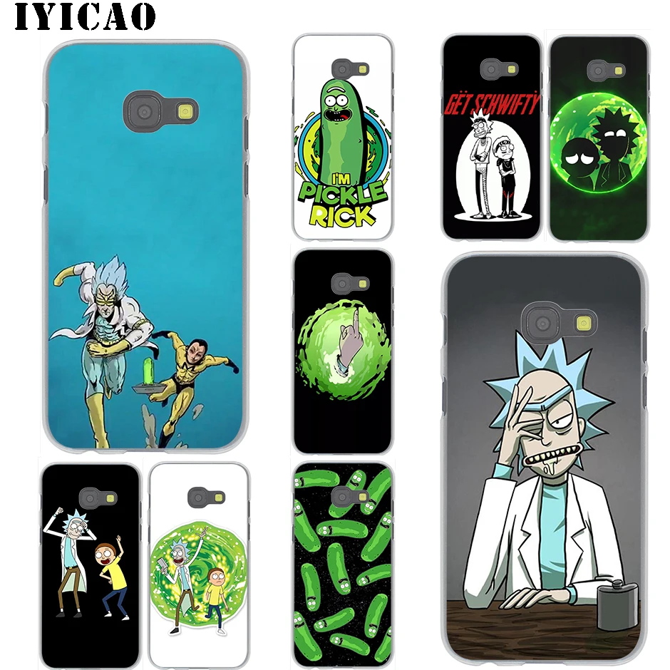 IYICAO Rick Morty Hard Case for Samsung Galaxy J6 J5 J1 J2 J3 J7 2017 2016 2015 Prime US EU Version | Мобильные телефоны и