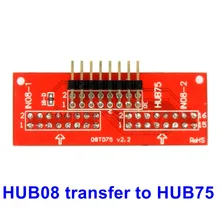 Универсальный hub08 передача на hub75 порт конвертер адаптер светодиодный знак дисплей конверсионная карта для серии TF led контрольная карта