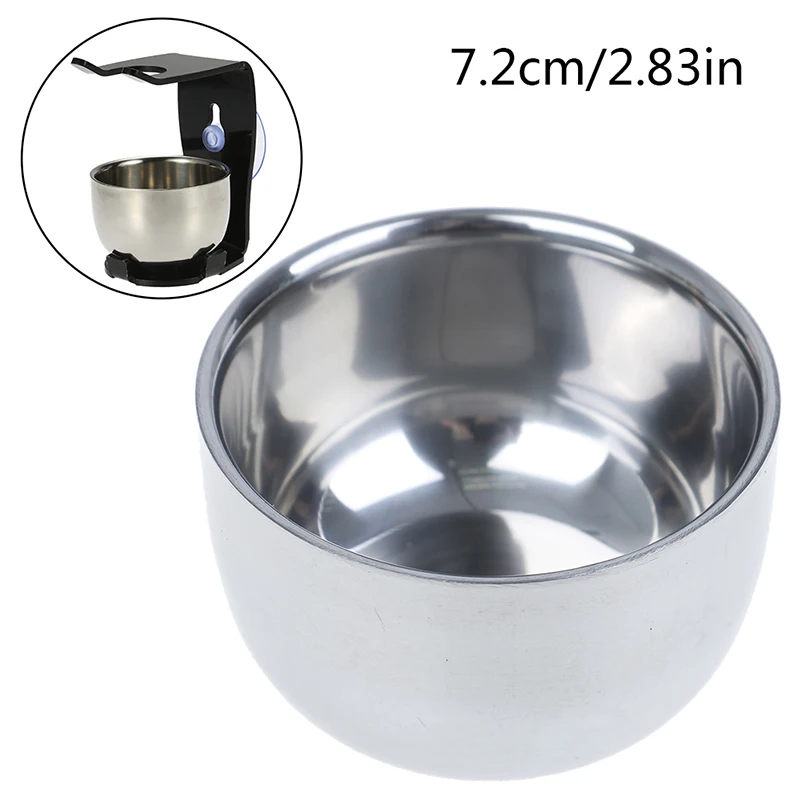 

1PC Stainless Steel Metal Men's Shaving Mug Bowl Cup For Shave Brush Male Face Cleaning Tools 7.2cm/2.83''