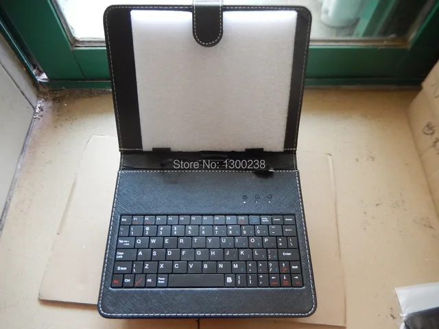 Best Offers 1pcs  English micro USB  keyboard cases cover for 8 inch  tablet  keyboard case  size 17.6*22.9cm
