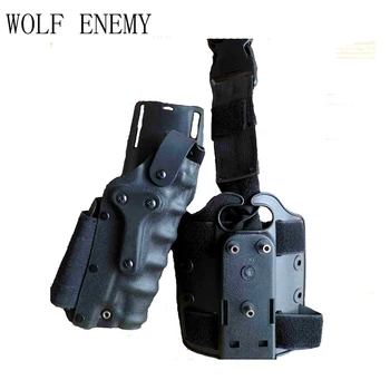 

Tactical Army Military Holster Style Airsoft Gear Tan Leg Gun Holster for Gl 17 / 1911 M92 M9 SIG P2022 P226