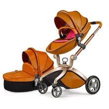 hot mom baby stroller high landscape can sit in the baby car portable baby trolley suspension