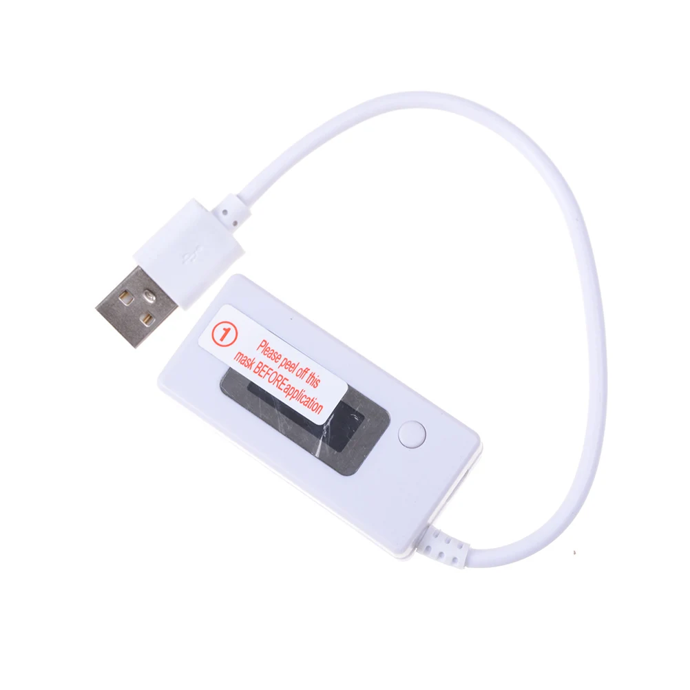 1PCS Voltage Current Tester LCD Screen Mini Creative Phone USB Portable Doctor Meter Mobile Power Charger Detector