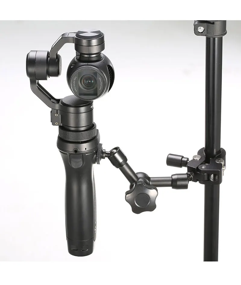 7 Inch Adjustable Friction Articulating Magic Arm + Small Super Clamp Crab Clip for DSLR LCD Monitor LED Light Camera Accessories (8)