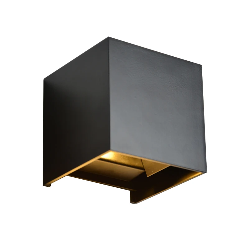 

up down light 10W led square outdoor wall light white black waterproof lamps for mirror bathroom led spot wall ip65 adjustable