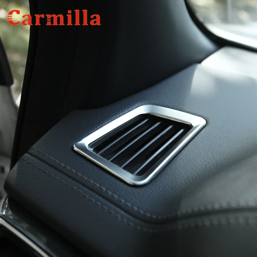 

Car Air Vent Cover for Ford Everest endeavour 2015 - 2017 Stainless Steel Car Air Conditioning Outlet Trim Sticker Accessories