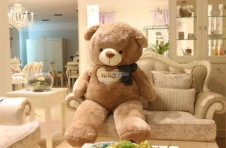 Fancytrader 49'' 125cm Giant Stuffed Plush Cute Hello Teddy Bear, Valentine's Day Gift Free Shipping FT90547 (4)